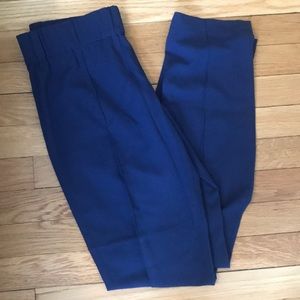Deep blue BCBGMaxazria pleated pants